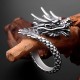 990 Sterling Silver Vintage Dragon Luck Ring 990 Sterling Silver Vintage Dragon Luck Ring