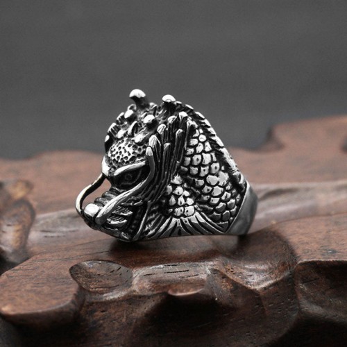 Dragon Balance Titanium Steel Ring Dragon Balance Titanium Steel Ring