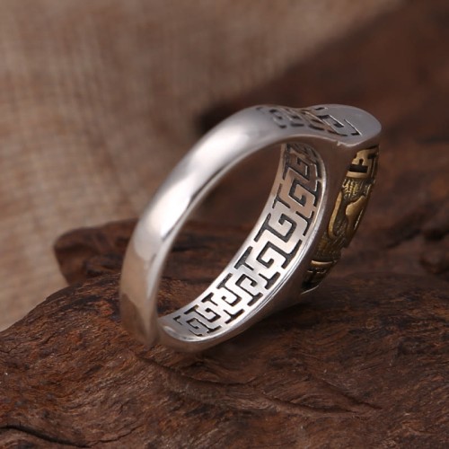 Tibetan Om Mani Padme Hum Rotatable Ring Tibetan Om Mani Padme Hum Rotatable Ring