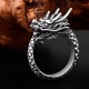 990 Sterling Silver Vintage Dragon Luck Ring 990 Sterling Silver Vintage Dragon Luck Ring