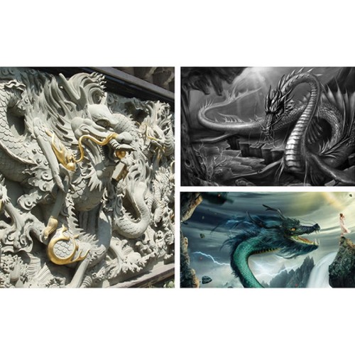 925 Silver Vintage Dragon Protection Ring
