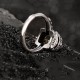925 Silver PiXiu Copper Coin Wealth Ring