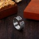 925 Silver Retro Tang Dynasty Adjustable Luck Ring