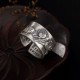 999 Silver Koi Fish Lotus Wealth Ring 999 Silver Koi Fish Lotus Wealth Ring