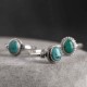 925 Sterling Silver Turquoise Love Ring