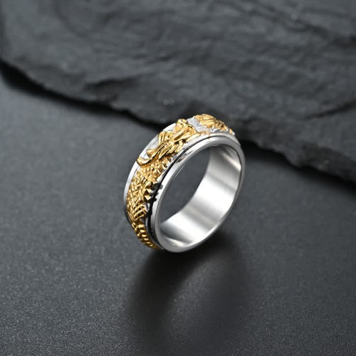 Dragon Titanium Steel Rotatable Ring (30% Off | CODE: FS30) Dragon Titanium Steel Rotatable Ring (30% Off | CODE: FS30)