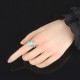 925 Silver Turquoise Feather Protection Ring 925 Silver Turquoise Feather Protection Ring
