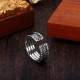 925 Silver Retro Tang Dynasty Adjustable Luck Ring