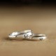 925 Sterling Silver Zodiac Buddha Blessing Couple Ring