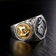 925 Silver Sanskrit Protection Adjustable Ring 925 Silver Sanskrit Protection Adjustable Ring