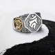 925 Silver Sanskrit Protection Adjustable Ring 925 Silver Sanskrit Protection Adjustable Ring