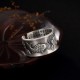 999 Silver Koi Fish Lotus Wealth Ring 999 Silver Koi Fish Lotus Wealth Ring