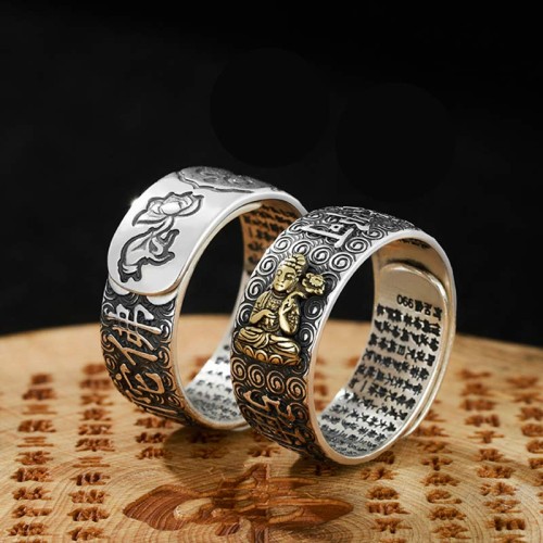Zodiac Buddha Wealth Luck Adjustable Ring Zodiac Buddha Wealth Luck Adjustable Ring