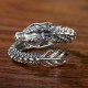 925 Silver Vintage Dragon Protection Ring