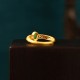 Auspicious Cloud Cyan Jade Luck Ring