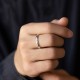 925 Sterling Silver Zodiac Buddha Blessing Couple Ring