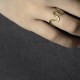 Brass Luck Wealth Adjustable Ring