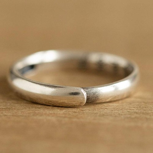 925 Sterling Silver Zodiac Buddha Blessing Couple Ring