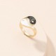 Yin Yang Symbol Adjustable Blessing Ring Yin Yang Symbol Adjustable Blessing Ring