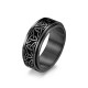Triangle Knot Titanium Steel Calm Ring Triangle Knot Titanium Steel Calm Ring