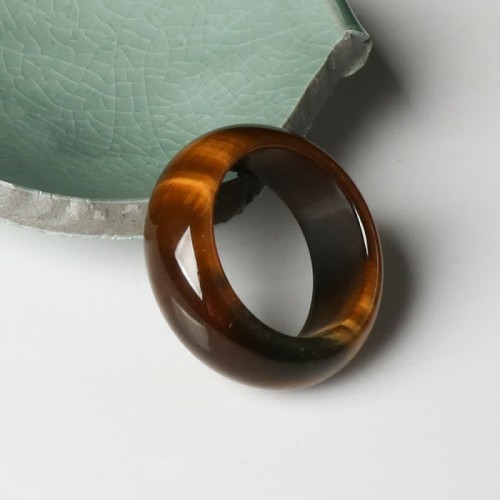 Tiger Eye Stone Protection Ring Tiger Eye Stone Protection Ring
