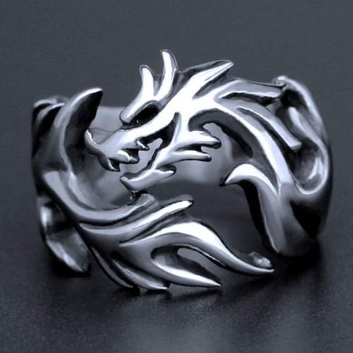 Dragon Pattern Protection Strength Ring Dragon Pattern Protection Strength Ring