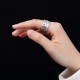 999 Silver Koi Fish Lotus Wealth Ring 999 Silver Koi Fish Lotus Wealth Ring