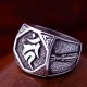 925 Silver Sanskrit Protection Adjustable Ring 925 Silver Sanskrit Protection Adjustable Ring